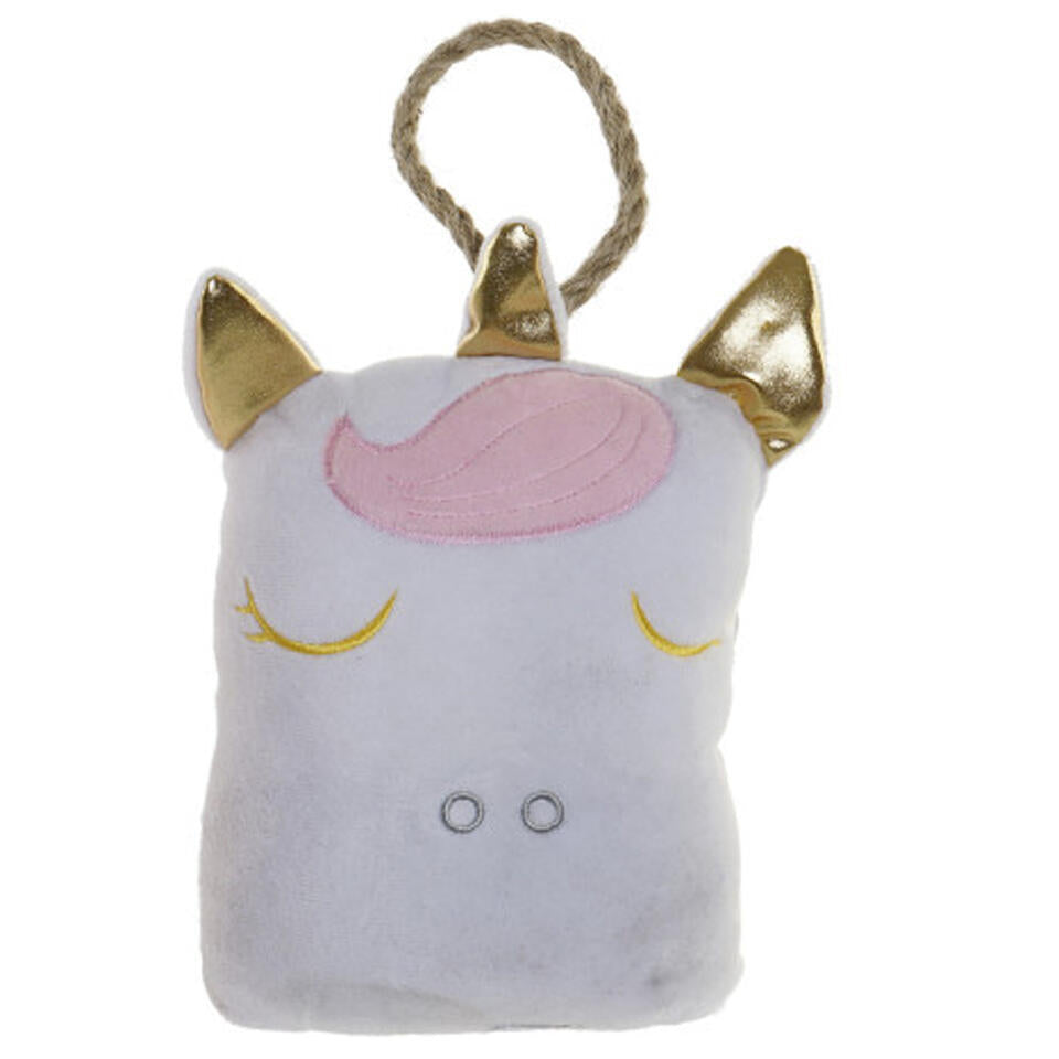 Items Deurstopper Eenhoorn/unicorn - Lichtblauw - 1 Kilo Gewicht