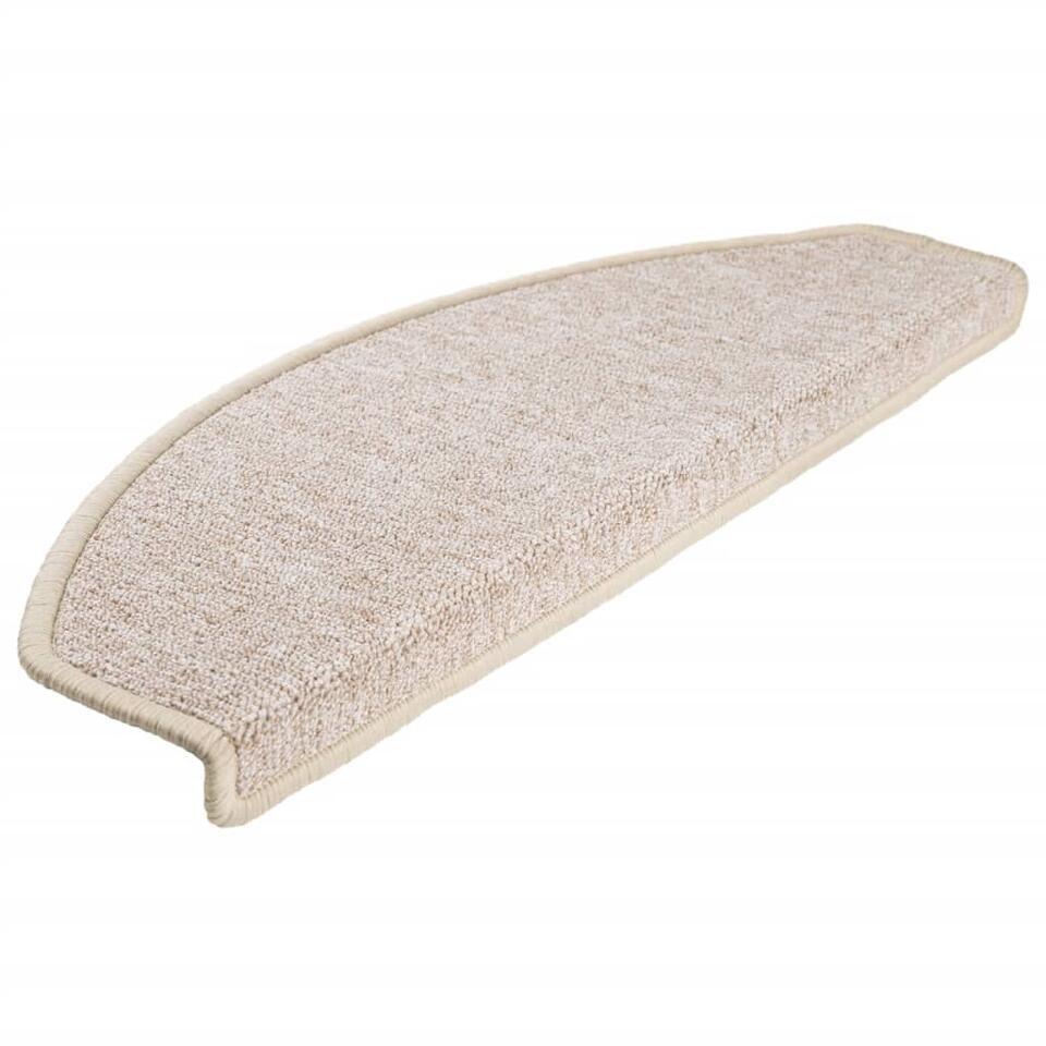 VidaXL 15 St Trapmatten 65x24x4 Cm Taupe