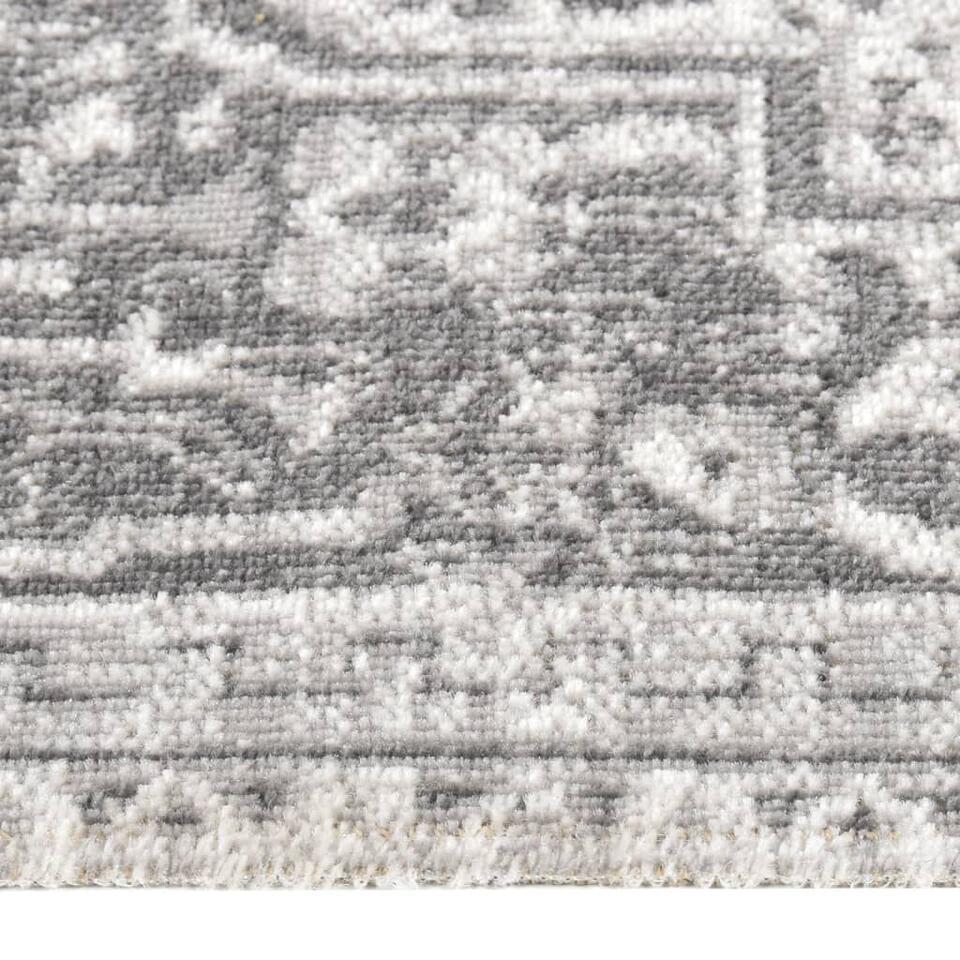 VidaXL Buitenkleed Platgeweven 80x150 Cm Lichtgrijs