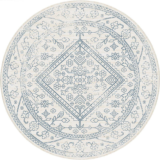 Interieur05 Rond Buitenkleed Blauw Nova - 200 X 200 Cm