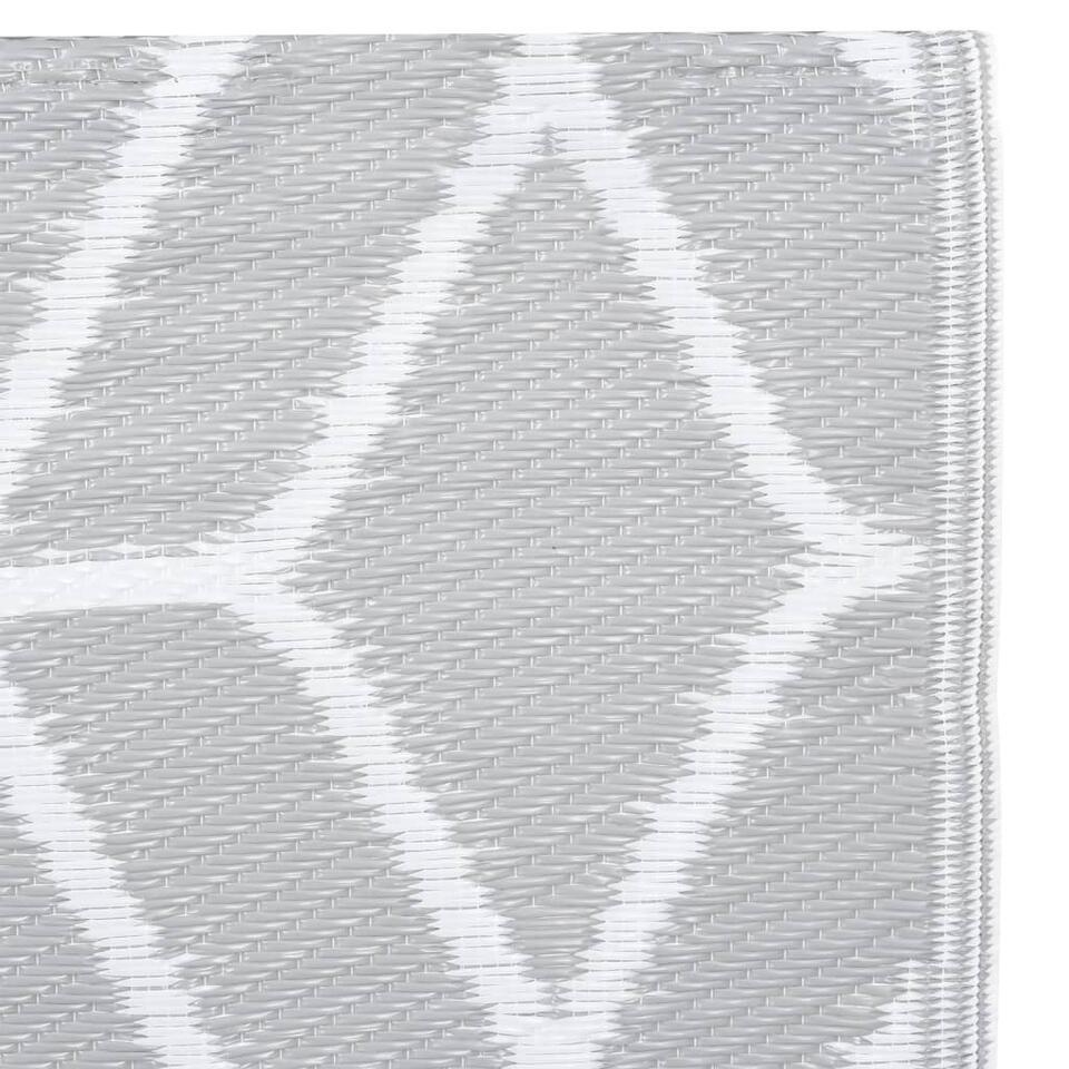 VidaXL Buitenkleed 190x290 Cm PP Grijs
