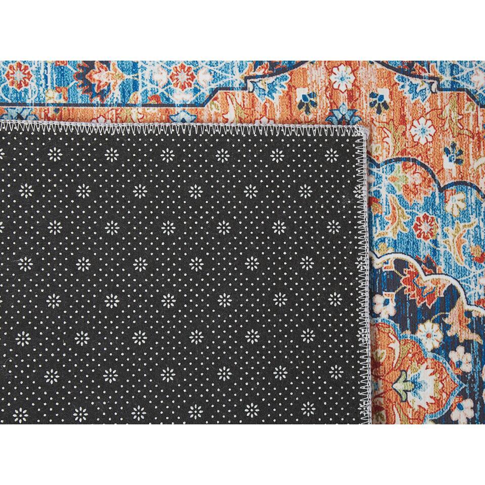 Beliani Loper - MIDALAM Blauw Polyester 80x240 Cm