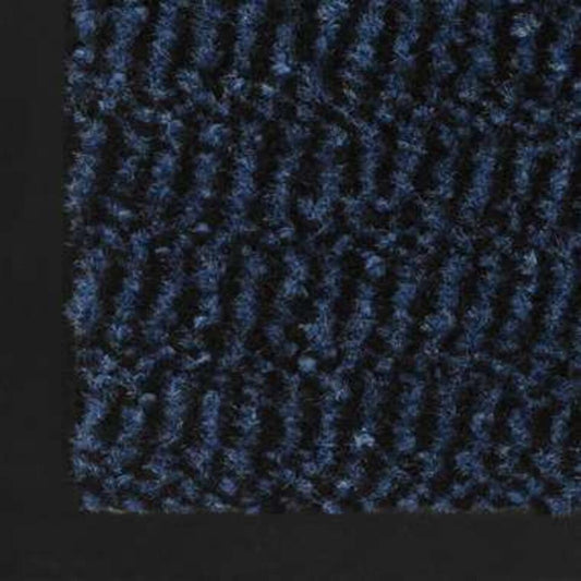 VidaXL - Deurmat - Blauw - Stof - 60 X 90 Cm