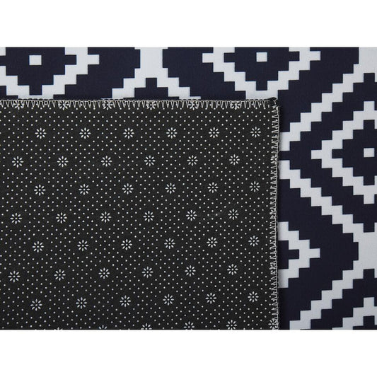 Beliani Loper - KARUNGAL Zwart Polyester 80x200 Cm