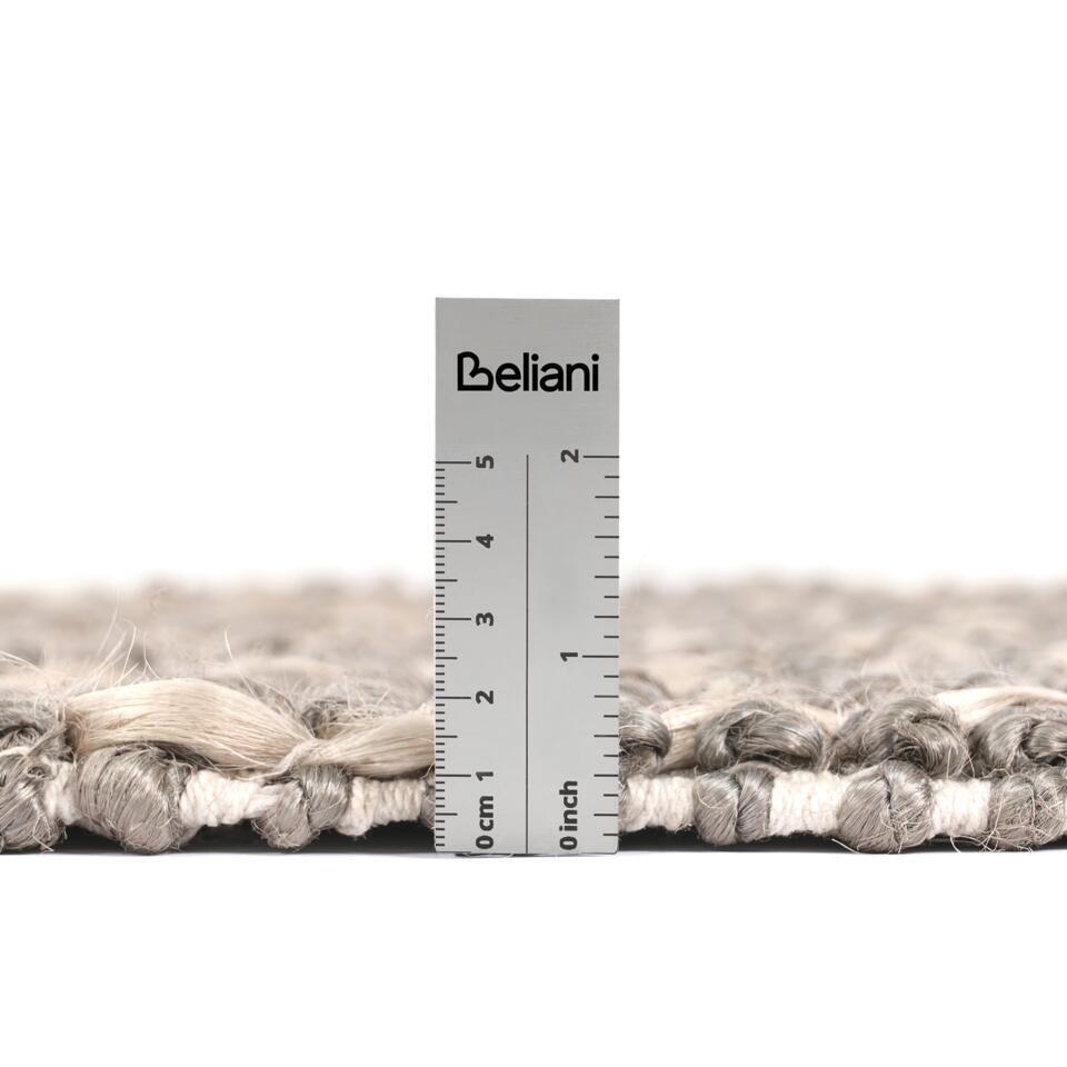 TELLIKAYA - Loper Vloerkleed - Grijs - 80 X 300 Cm - Jute