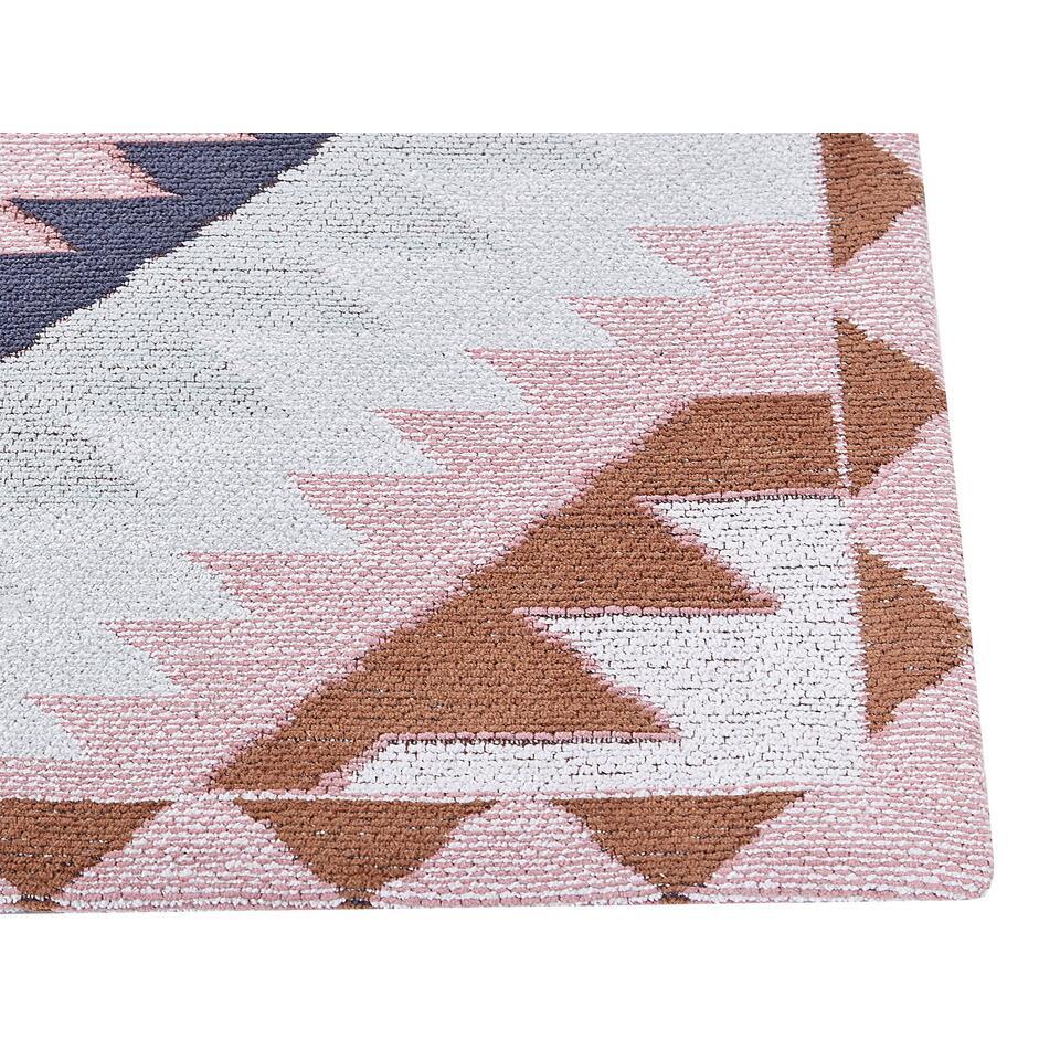 Beliani Loper - BESLER Multicolor Katoen 80x300 Cm