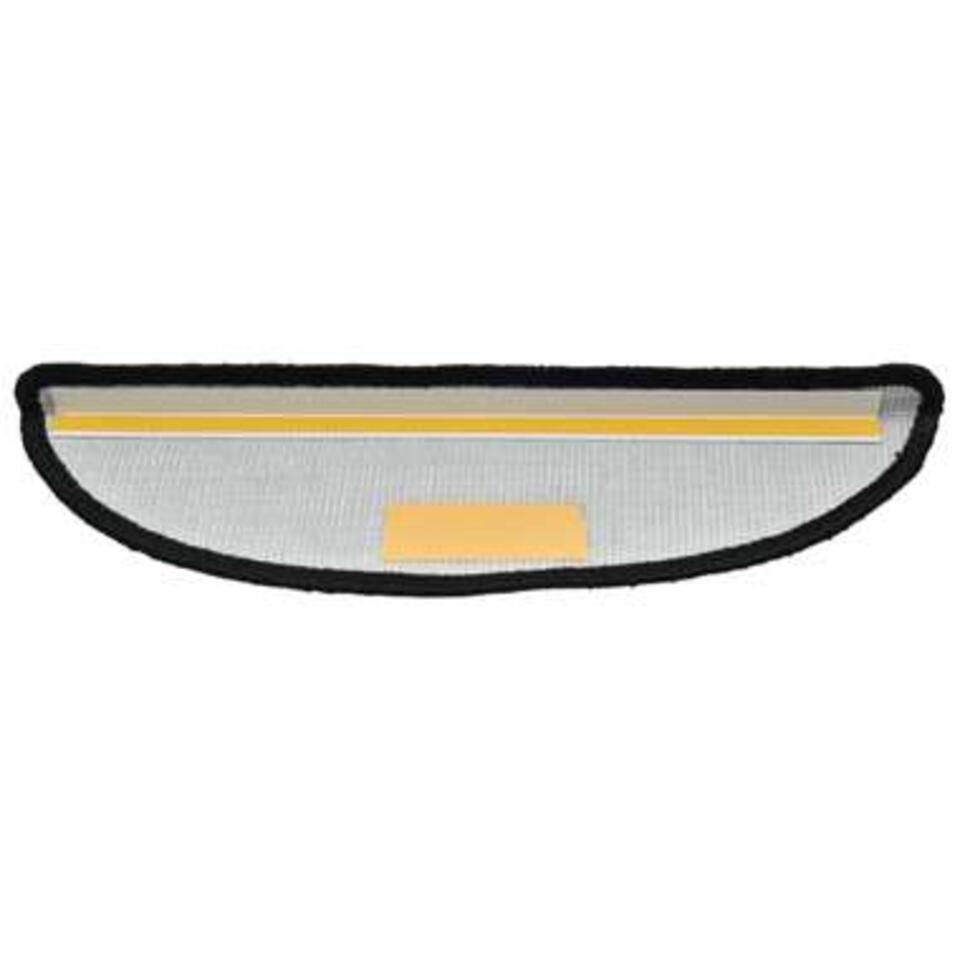 VidaXL Trapmatten 15 St 56x17x3 Cm Zwart