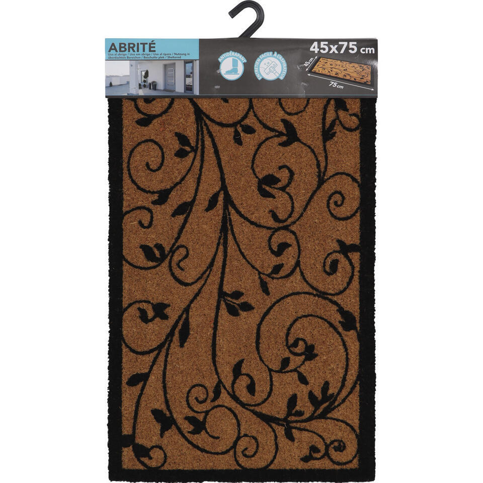 Merkloos Luance Warm Welcome Deurmat - Anti Slip - Rechthoek - 75 X 45 Cm