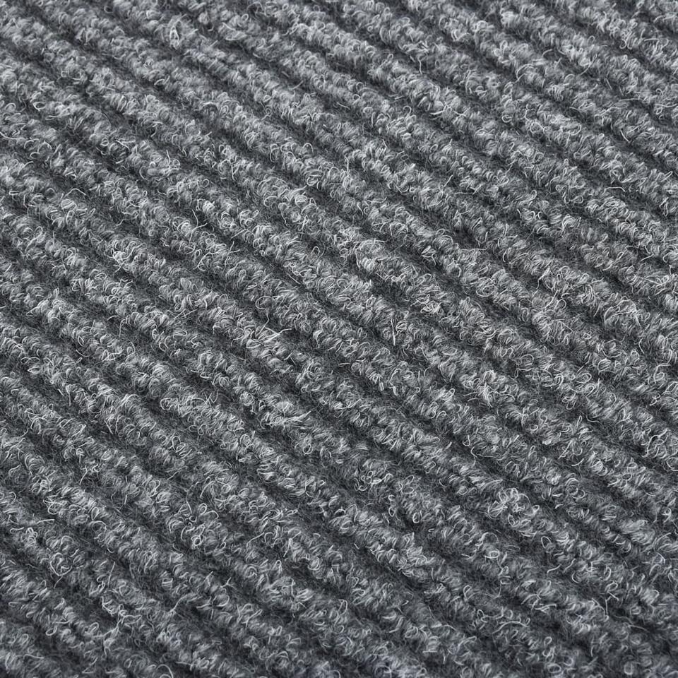  VidaXL - Droogloopmat - Grijs - Polypropyleen - 100 X 100 Cm
