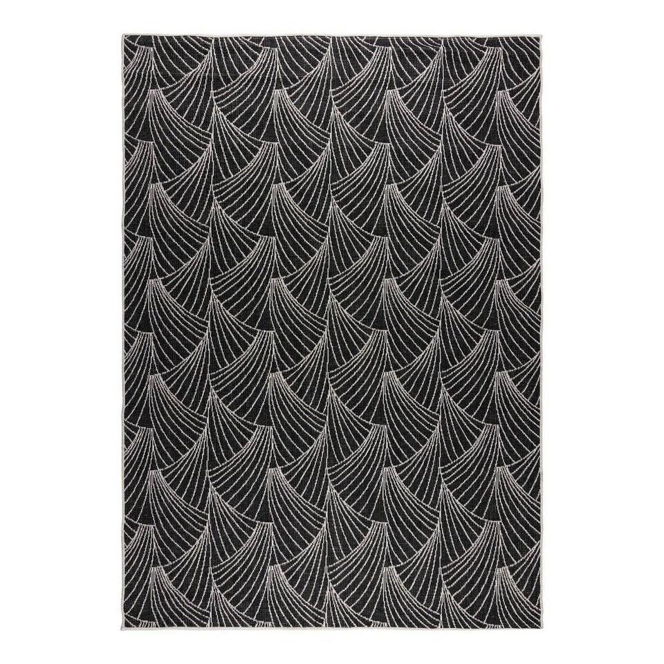  Interieur05 Buitenkleed Deco Zwart/wit Dubbelzijdig - 160 X 230 Cm