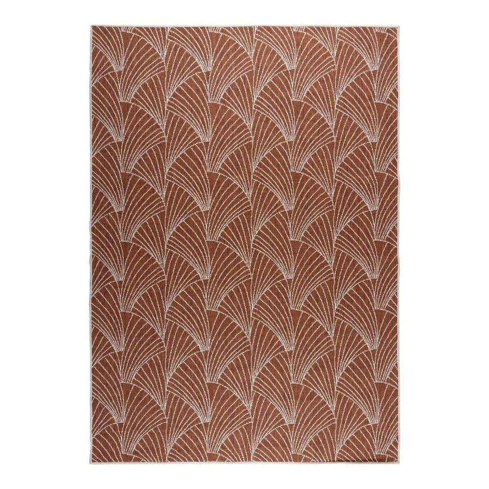  Interieur05 Buitenkleed Deco Roest/wit - 340 X 240 Cm