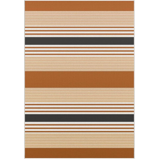  Interieur05 Buitenkleed Nariox Donkerbruin/lichtbruin/zwart - 200 X 290 Cm