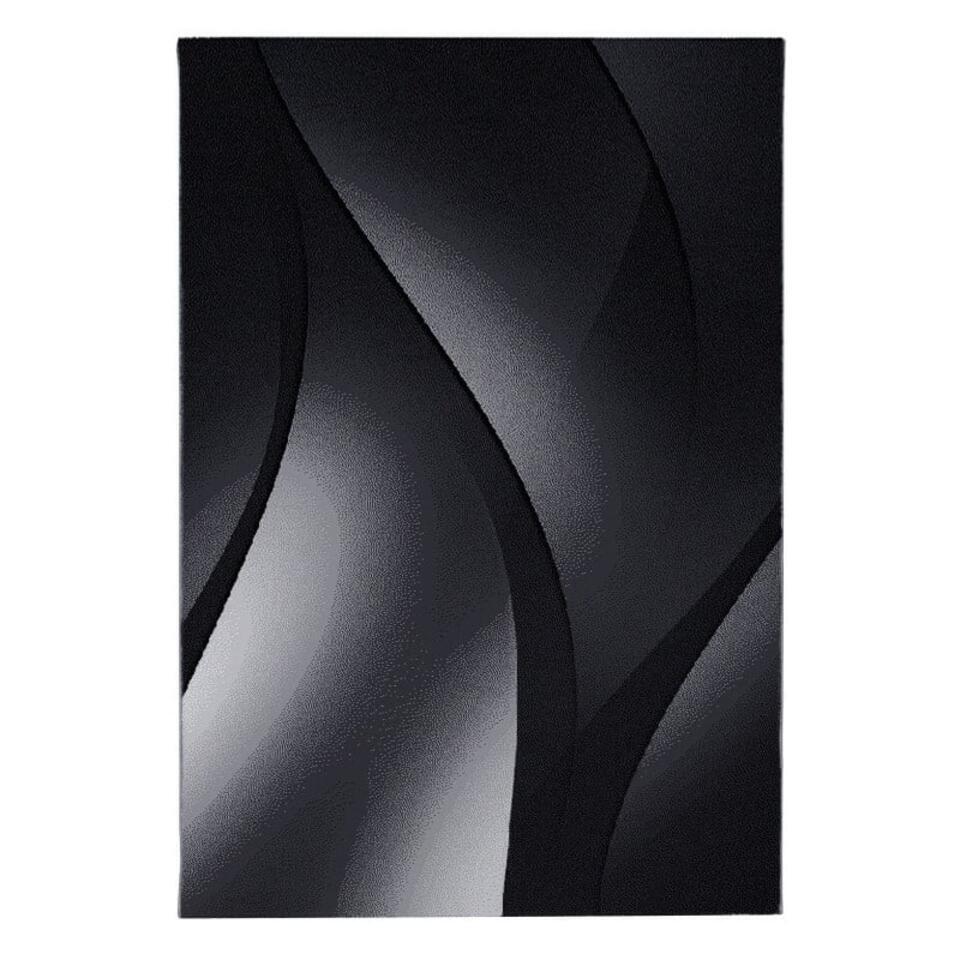  Plus Vloerkleed Grijs / Zwart Laagpolig - 160x230 CM