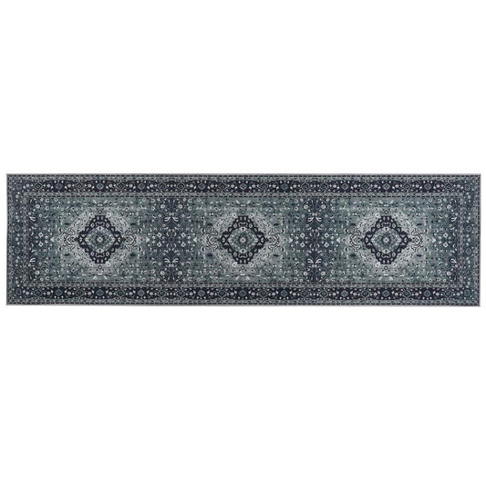  VADKADAM - Laagpolig Vloerkleed - Grijs - 80 X 300 Cm - Polyester