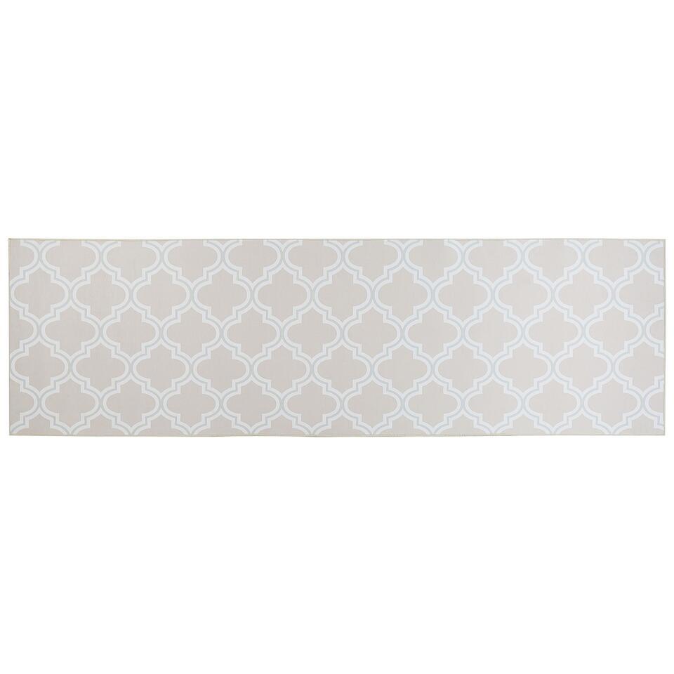  KADAYAL - Loper - Beige - 60 X 200 Cm - Polyester
