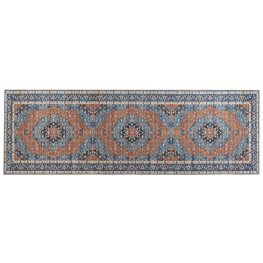  Beliani Loper - MIDALAM Blauw Polyester 80x240 Cm