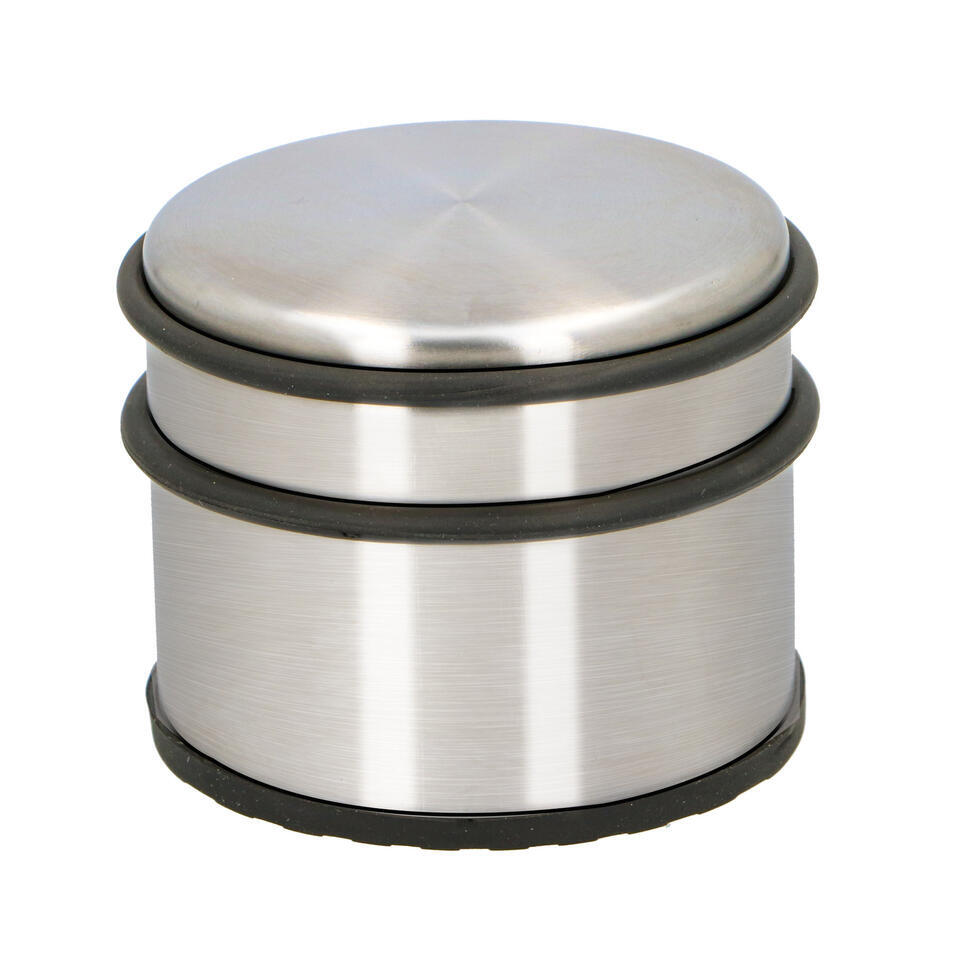  Alpina Deurstop - 1,1 Kg - Metaal - Rubberen Rand - 9 X 7 Cm