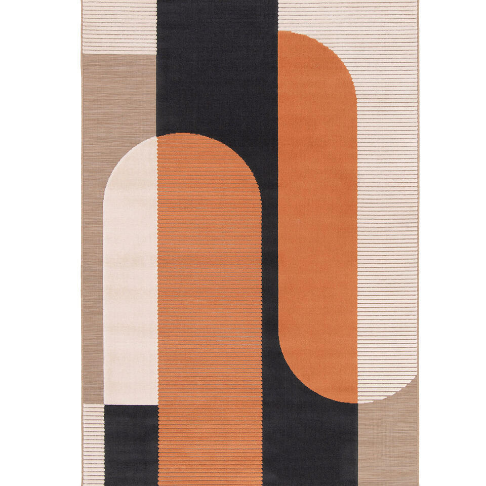  Garden Impressions Buitenkleed Art Deco 120x170cm - Terra