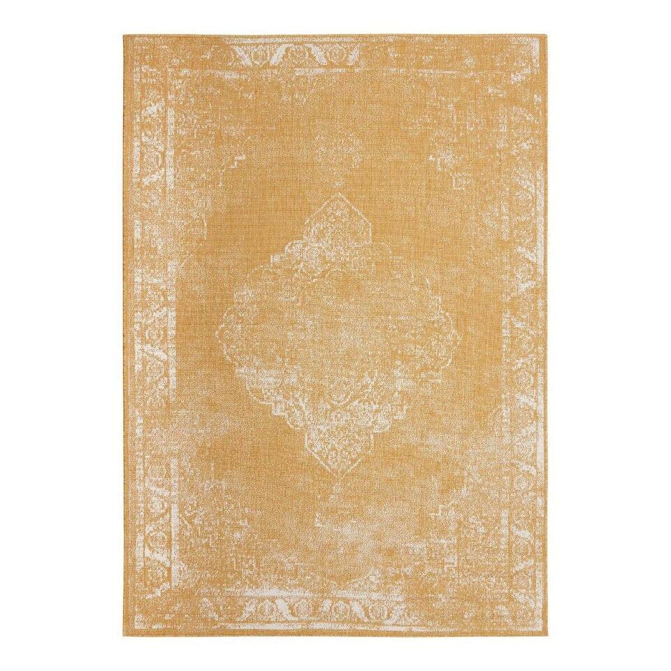  Buitenkleed Sage - Geel/Okergeel - Dubbelzijdig - EVA Interior - 160 X 230 Cm