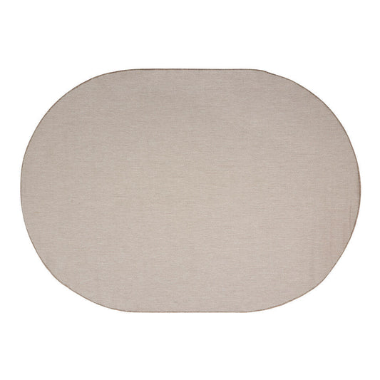  Buitenkleed Ovaal Mono - Naturel/Wit - Dubbelzijdig - EVA Interior - 240 X 340