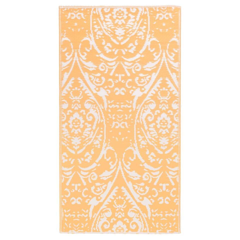  VidaXL Buitenkleed 160x230 Cm PP Oranje En Wit