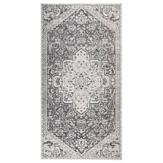  VidaXL Buitenkleed Platgeweven 80x150 Cm Lichtgrijs