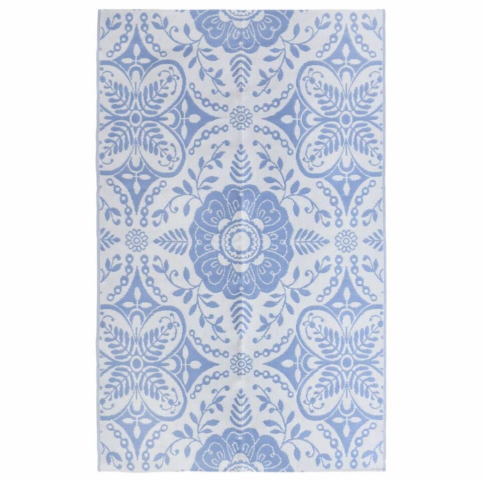  VidaXL Buitenkleed 190x290 Cm PP Babyblauw