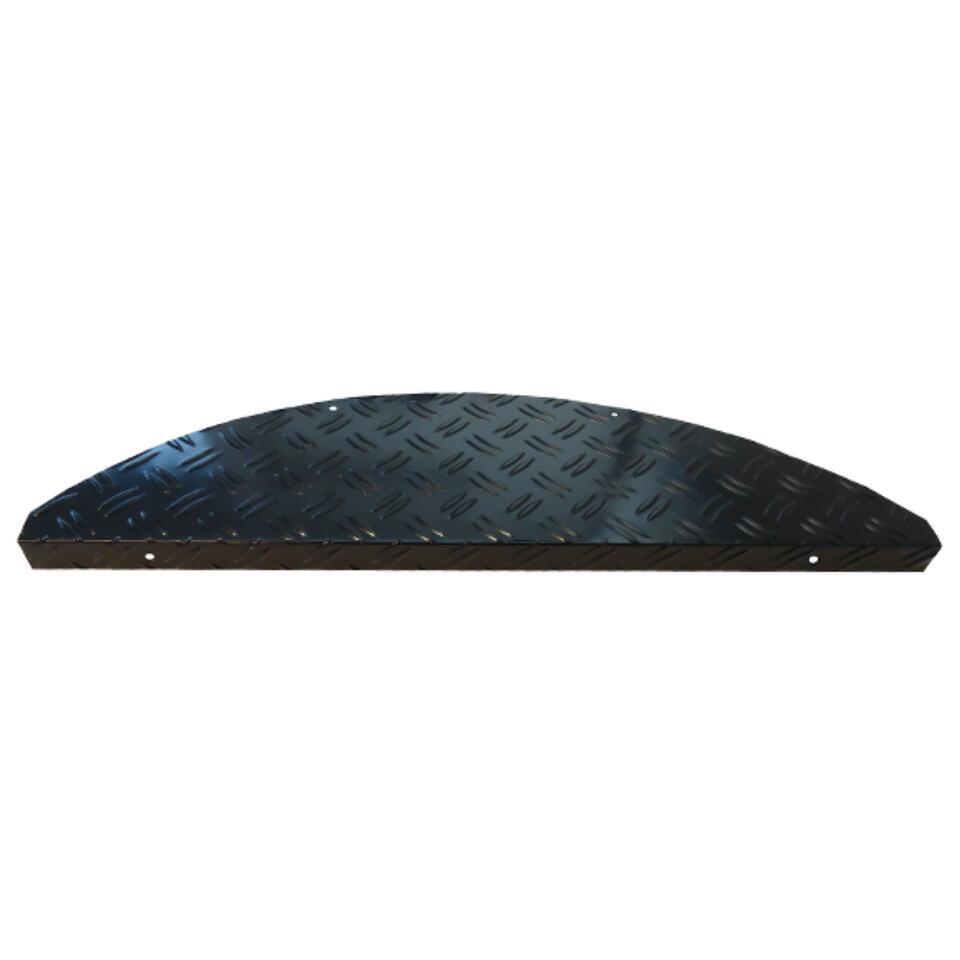  Trapmaantje Aluminium - Zwart - 15 Stuks