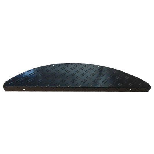  Trapmaantje Aluminium - Zwart - 15 Stuks