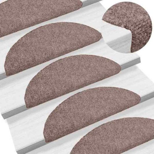  VidaXL - Trapmat - Bruin - Polypropyleen - 56 X 17 X 3 Cm - 10 Stuks