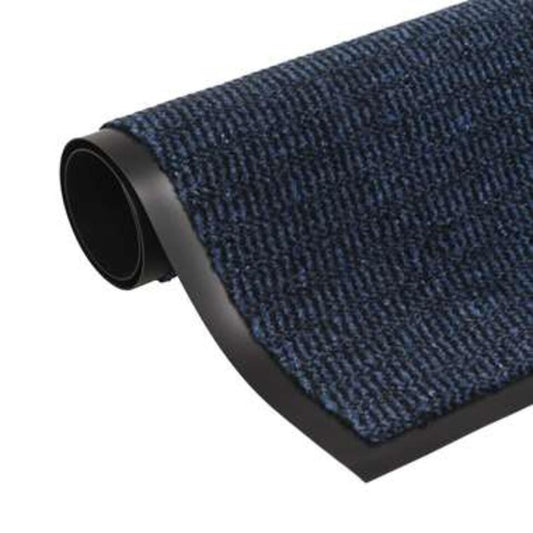  VidaXL - Deurmat - Blauw - Stof - 60 X 90 Cm