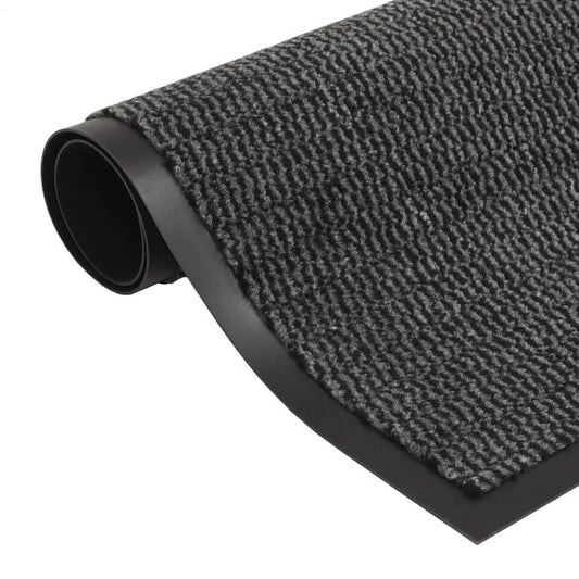  VidaXL Droogloopmatten 2 St Rechthoekig Getuft 120x180 Cm Antraciet