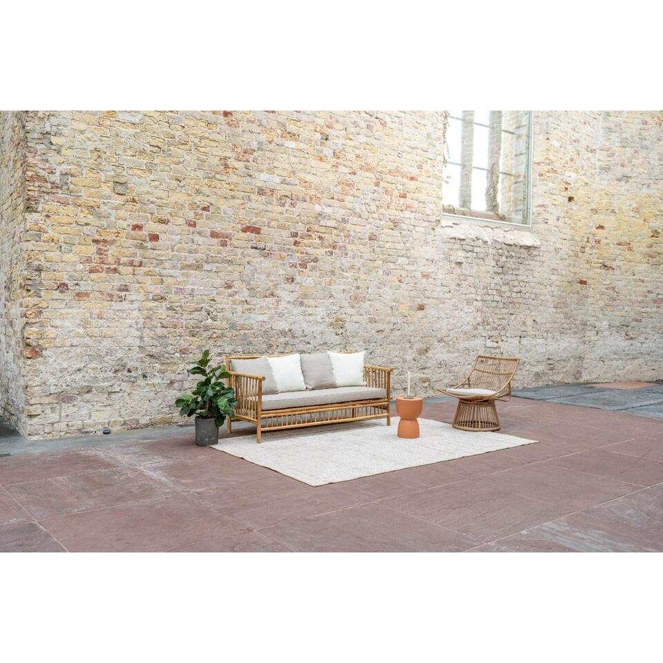  Interieur05 Jute Buitenkleed Naturel Lines - 380 X 280 Cm