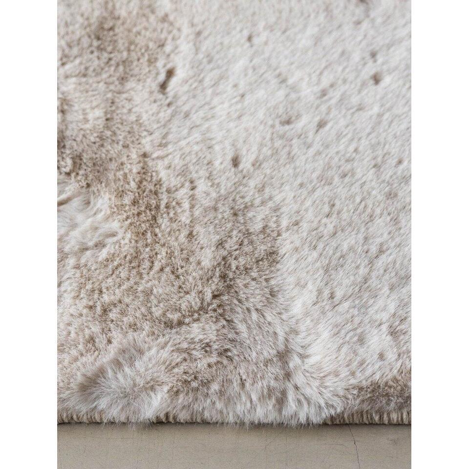  Interieur05 Hoogpolig Vloerkleed Lux Creme - 290 X 200 Cm