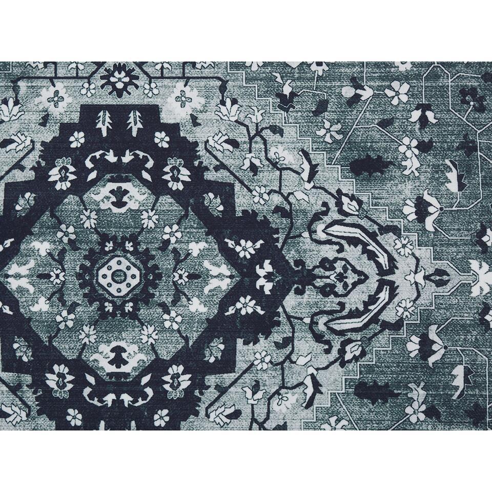  VADKADAM - Laagpolig Vloerkleed - Grijs - 80 X 300 Cm - Polyester