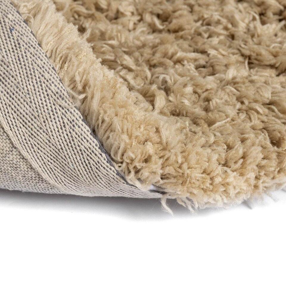  Interieur05 Hoogpolig Vloerkleed Polyester Pilo Beige - 290 X 200 Cm
