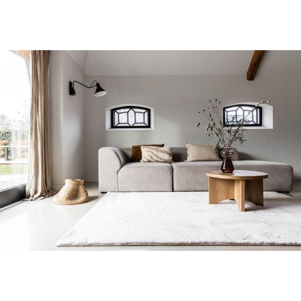  Interieur05 Hoogpolig Vloerkleed Lux Creme - 290 X 200 Cm