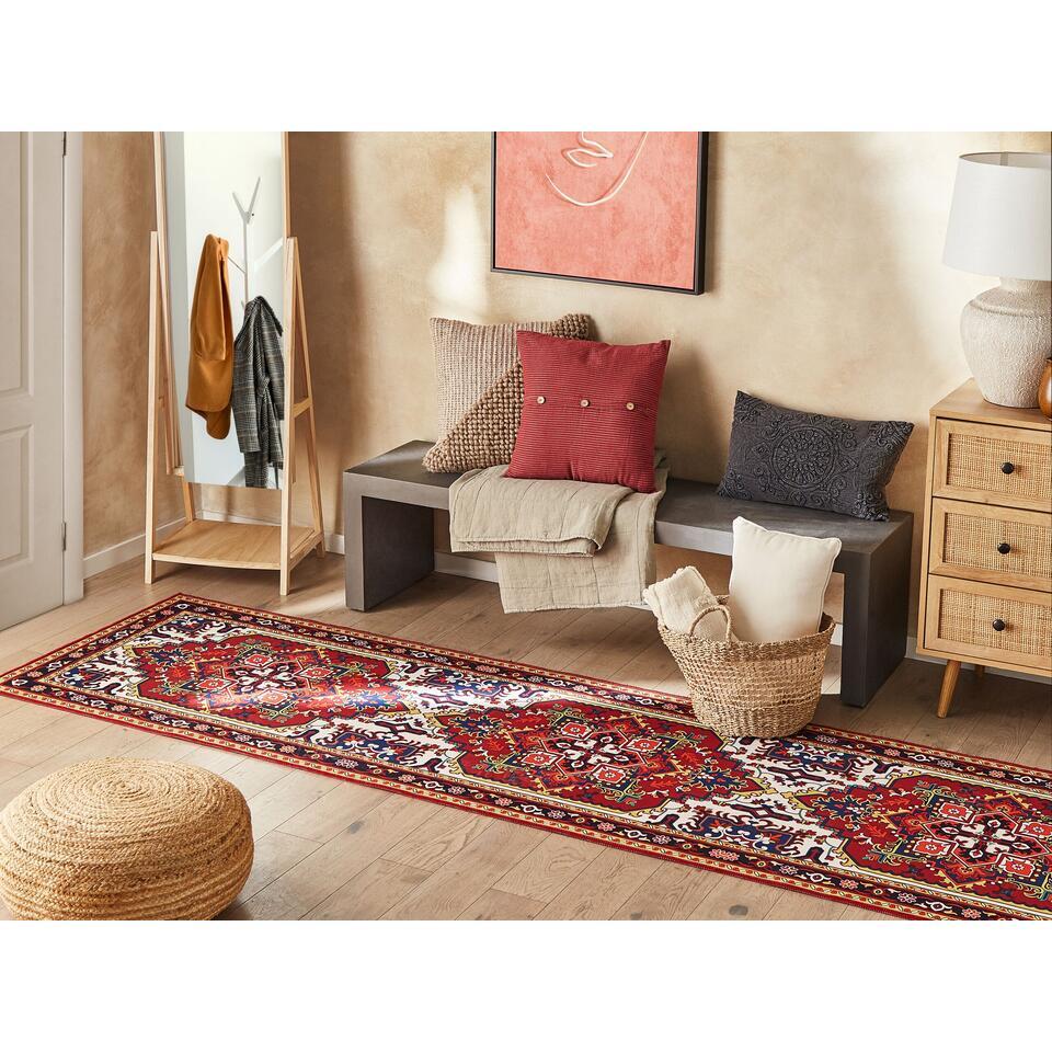  Beliani Loper - COLACHEL Multicolor Polyester 80x300 Cm