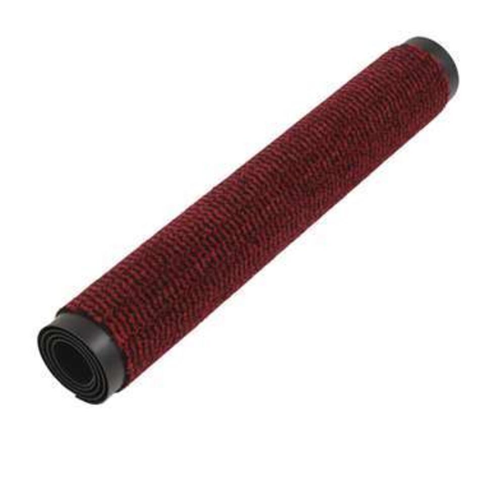 VidaXL Droogloopmat Rechthoekig Getuft 120x180 Cm Rood