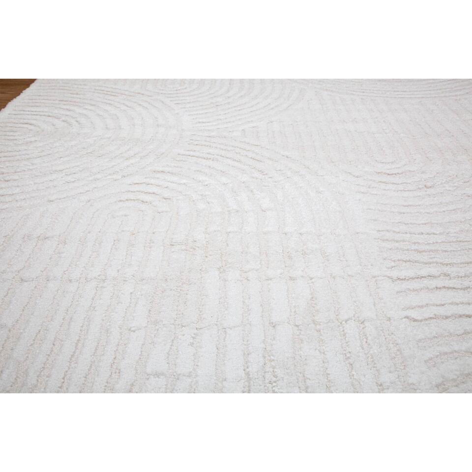  Interieur05 Scandinavisch Vloerkleed Oskar Creme/Wit - 280 X 200 Cm