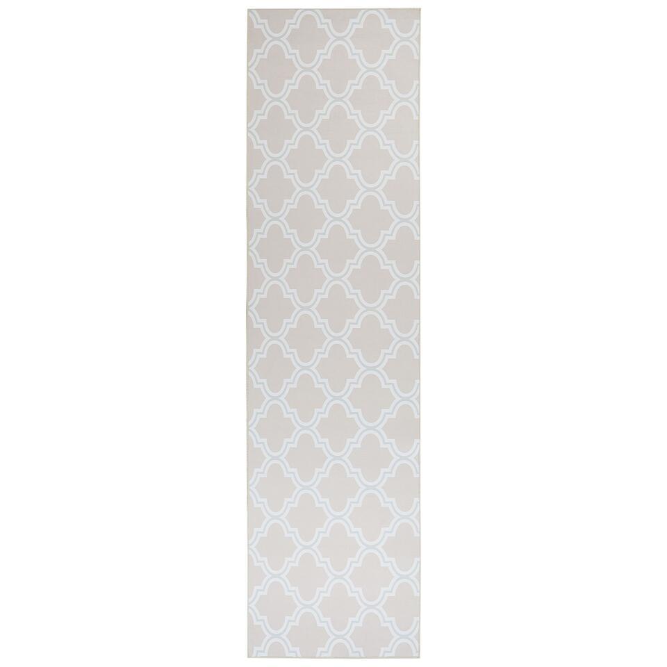  KADAYAL - Loper - Beige - 80 X 300 Cm - Polyester