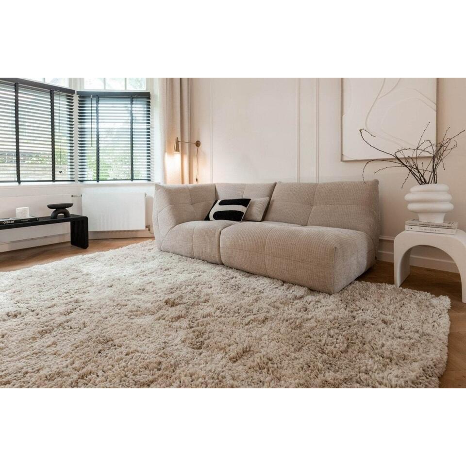  Interieur05 Hoogpolig Vloerkleed Polyester Pilo Beige - 290 X 200 Cm
