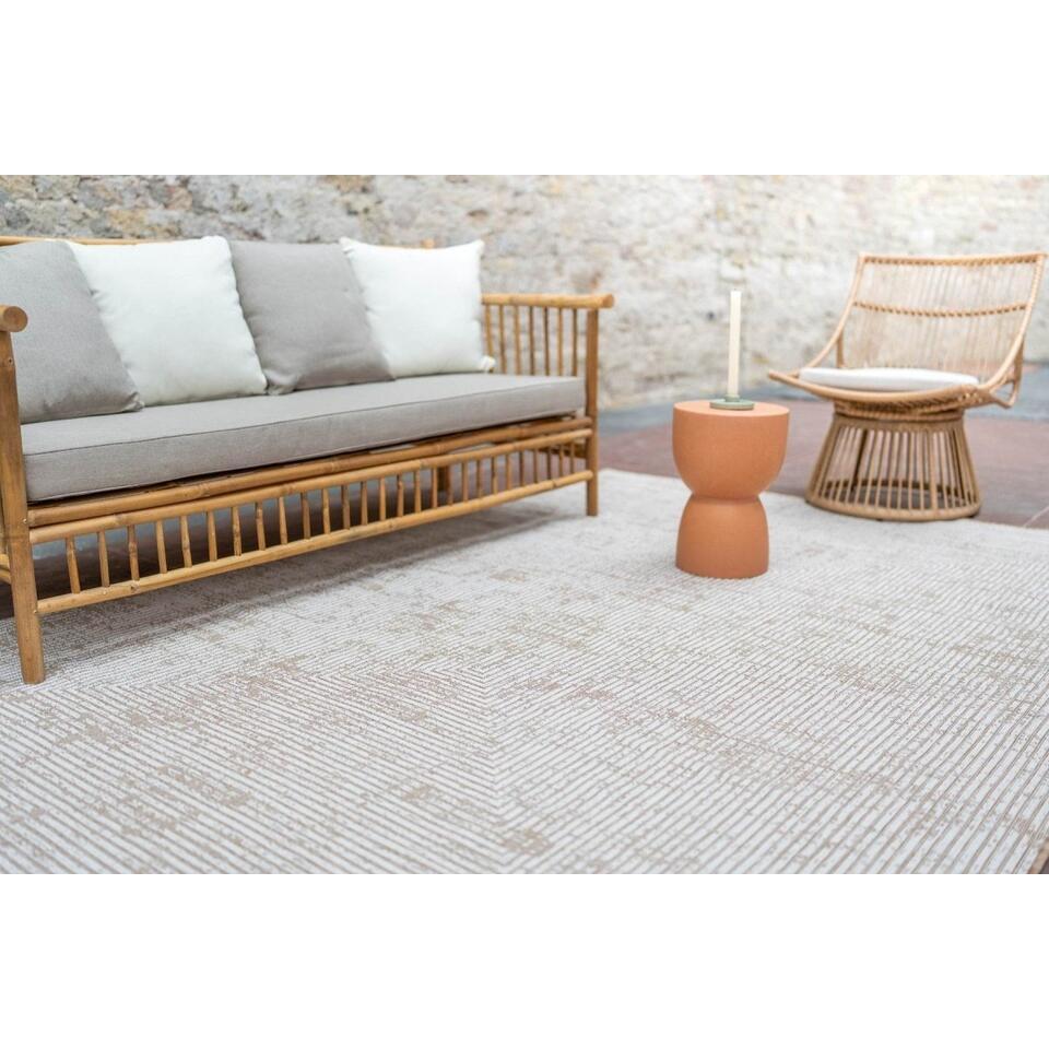 Interieur05 Jute Buitenkleed Naturel Lines - 380 X 280 Cm