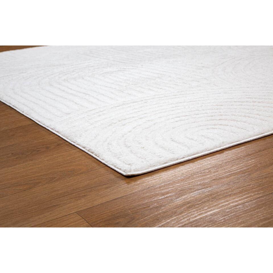  Interieur05 Scandinavisch Vloerkleed Oskar Creme/Wit - 280 X 200 Cm