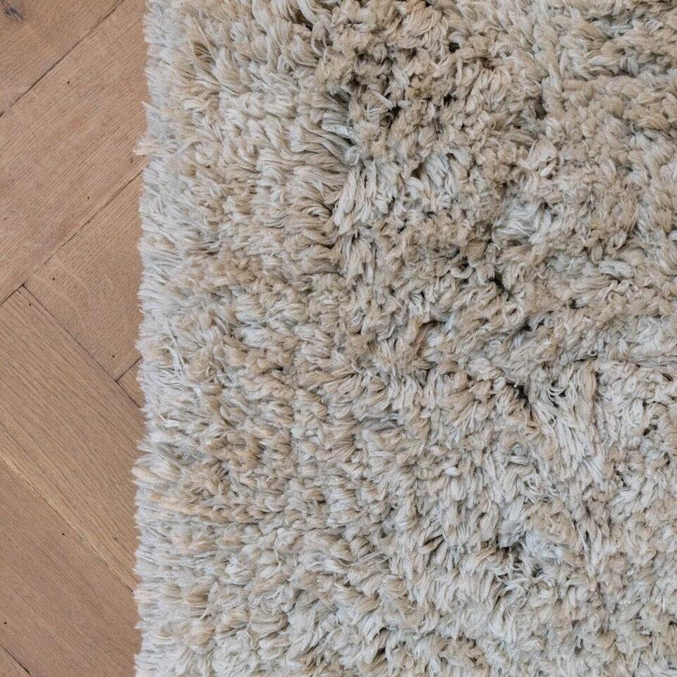 Interieur05 Hoogpolig Vloerkleed Polyester Pilo Beige - 290 X 200 Cm