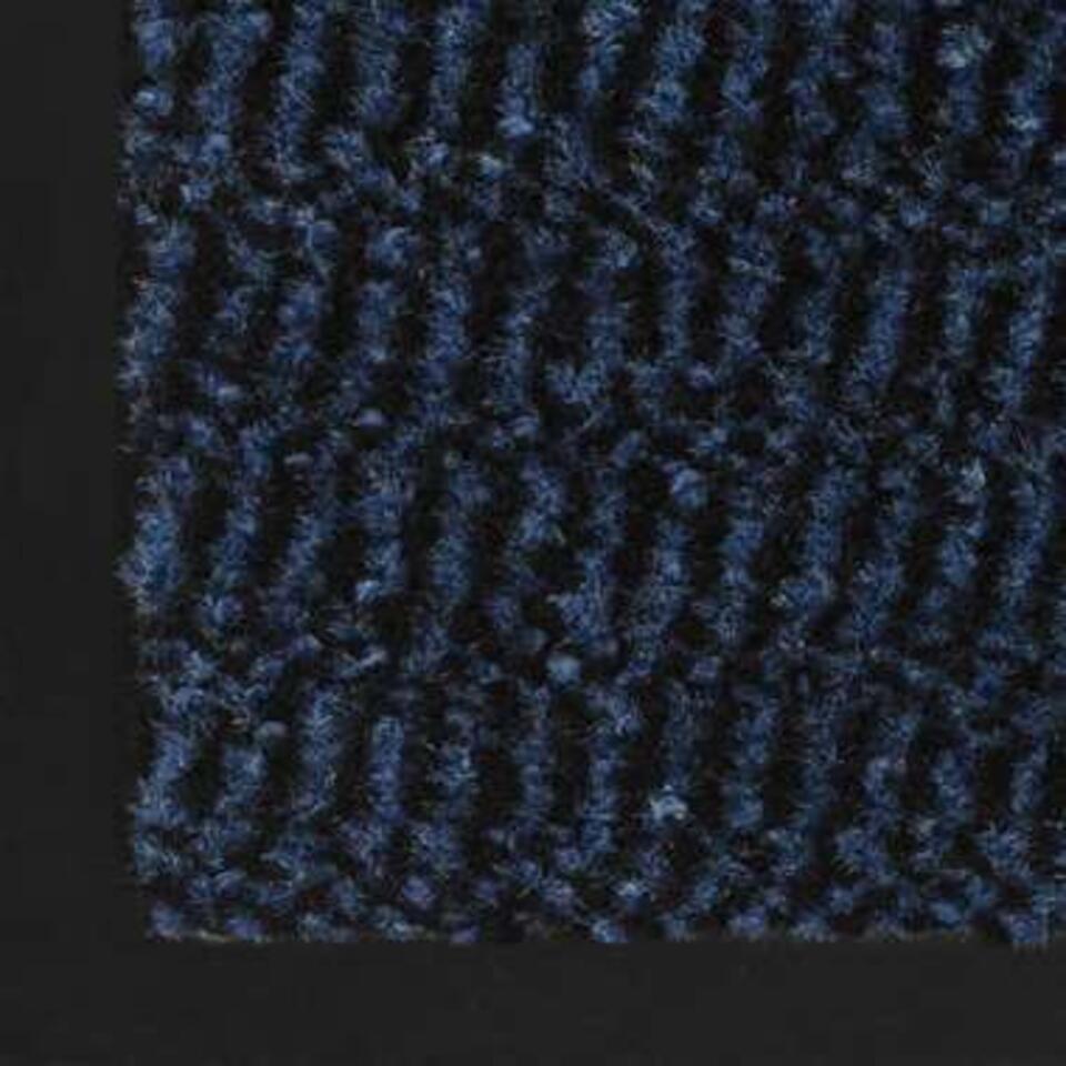  VidaXL Droogloopmatten 2 St Rechthoekig Getuft 80x120 Cm Blauw