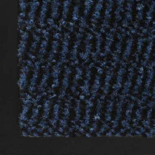  VidaXL Droogloopmatten 2 St Rechthoekig Getuft 80x120 Cm Blauw