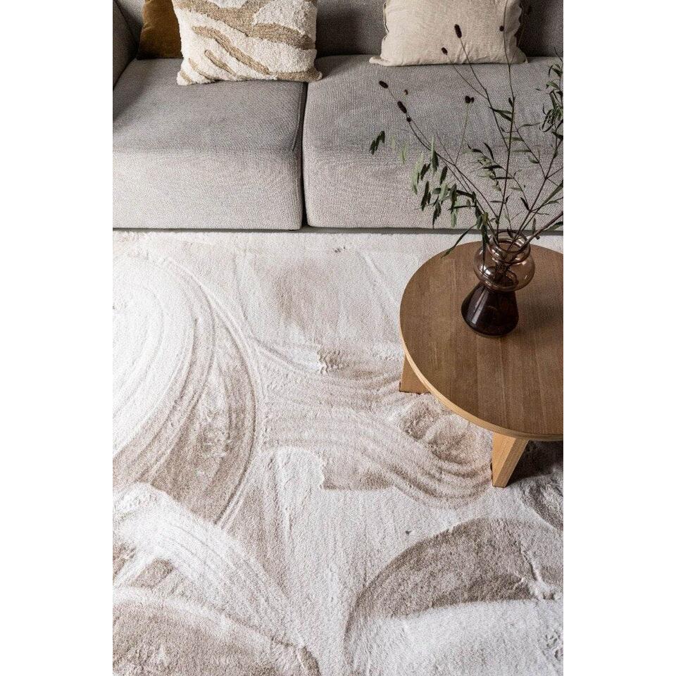  Interieur05 Hoogpolig Vloerkleed Lux Creme - 290 X 200 Cm
