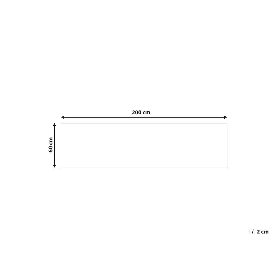  CIVRIL - Loper Tapijt - Meerkleurig - 60 X 200 Cm - Polyester