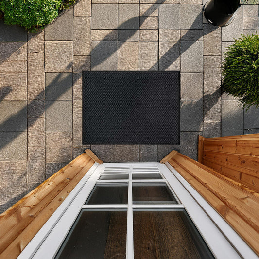  Benson Deurmat - Anti Slip - Antraciet - 80x120 Cm - Voor Binnen